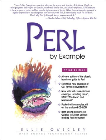 Perl by Example  3rd 2002 (Revised) 9780130282514 Front Cover