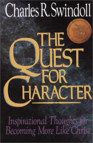 Quest for Character Inspirational Thoughts for Becoming More Like Christ  1993 9780310420514 Front Cover