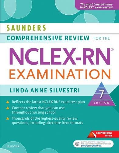 Saunders Comprehensive Review for the NCLEX-RN Examination 7th 2016 9780323358514 Front Cover