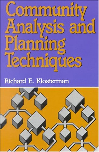 Community Analysis and Planning Techniques   1990 9780847676514 Front Cover