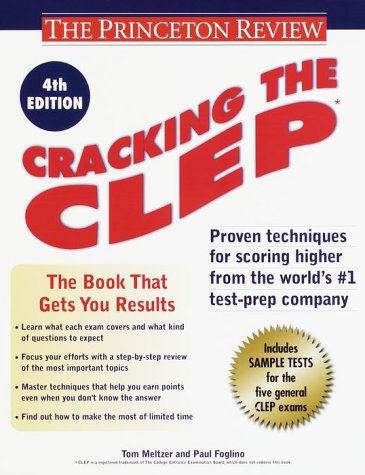 Cracking the CLEP  4th 9780375761515 Front Cover