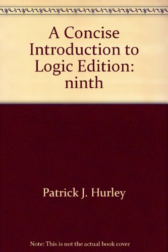 CONCISE INTRO.TO LOGIC >CUSTOM 9th 2006 9780495142515 Front Cover