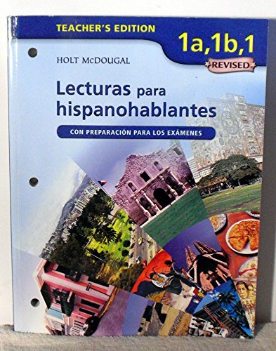 Lecturas Para Hispanohablantes For Avancemos (P) (TM) 1st 2007 9780618752515 Front Cover