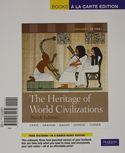 Heritage of World Civilizations  9th 2012 9780205218516 Front Cover