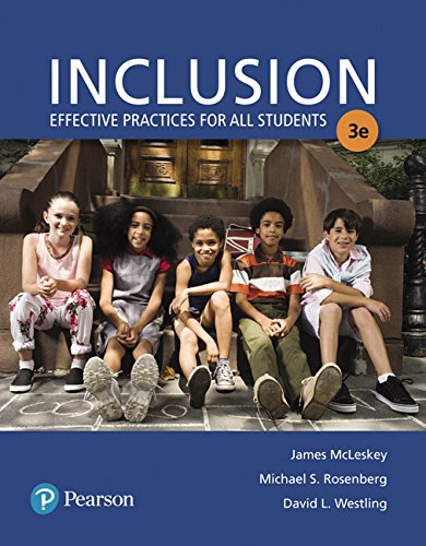 Inclusion + Enhanced Pearson Etext Access Card: Effective Practices for All Students  2017 9780134577517 Front Cover