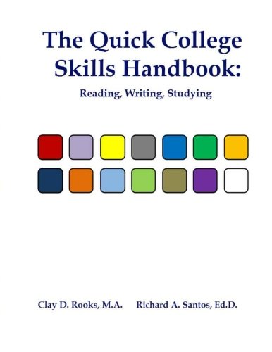Quick College Skills Handbook Reading, Writing, Studying N/A 9781479266517 Front Cover