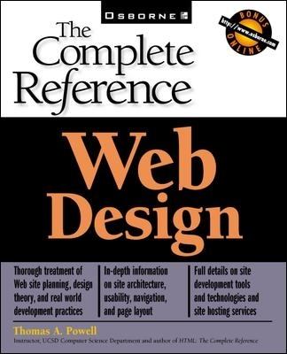 Web Design Complete Reference  2nd 2003 9780072228519 Front Cover
