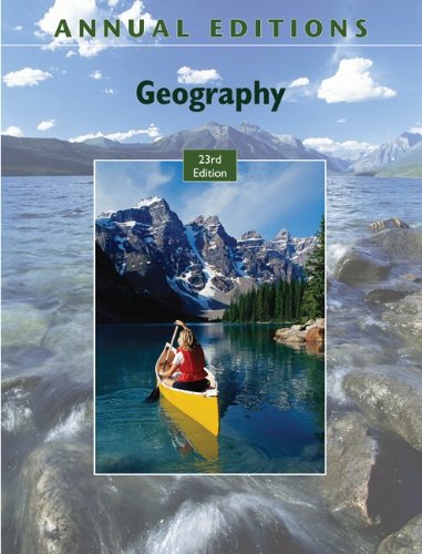 Annual Editions: Geography, 23/e  23rd 2010 9780073515519 Front Cover
