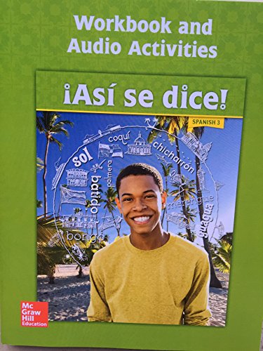 Asi Se Dice! Level 3, Workbook and Audio Activities   2016 9780076668519 Front Cover