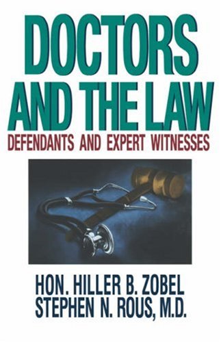 Doctors and the Law Defendants and Expert Witnesses N/A 9780393332520 Front Cover