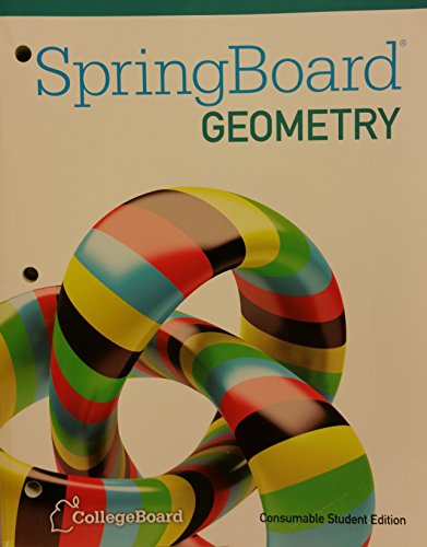SpringBoard Geometry 2015 Consumable Student Edition 1st 9781457301520 Front Cover
