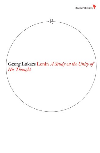 Lenin A Study on the Unity of His Thought  2009 9781844673520 Front Cover
