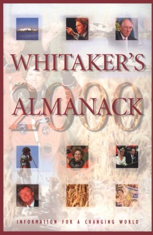 Whitaker's Almanack 2000  132nd 1999 9780117022522 Front Cover