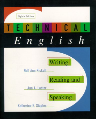 Technical English Writing, Reading and Speaking 8th 2001 (Revised) 9780321003522 Front Cover