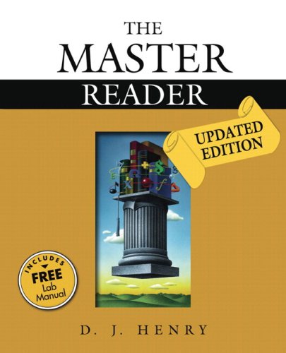 Master Reader   2006 (Revised) 9780321467522 Front Cover