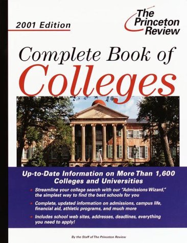 Complete Book of Colleges 2001 N/A 9780375761522 Front Cover
