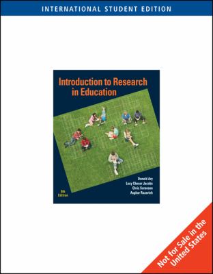 Introduction To Research In Education  2009 9780495832522 Front Cover