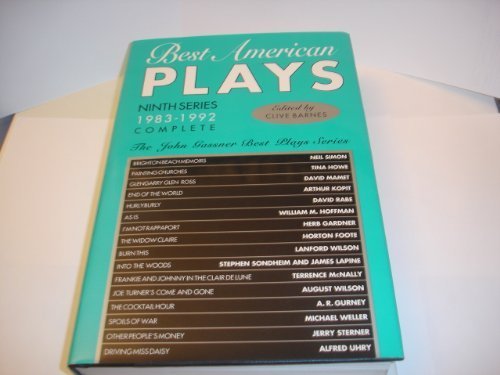 Best American Plays, 1983-1992 N/A 9780517574522 Front Cover