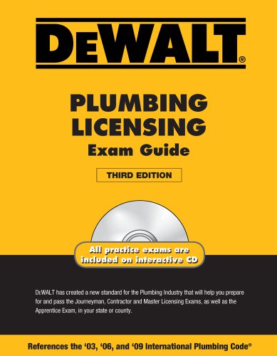 DEWALT Plumbing Licensing Exam Guide  3rd 2011 9781111135522 Front Cover