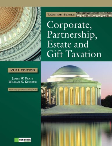 Corporate, Partnership, Estate and Gift Taxation 2011 5th 2011 9781111221522 Front Cover