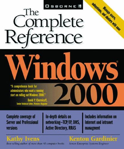 Windows 2000 The Complete Reference  2000 9780072191523 Front Cover