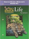 Holt Science and Technology Life: Directed Reading Worksheets with Answer Key - California Edition N/A 9780030556524 Front Cover