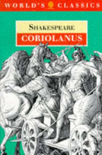 Coriolanus   1994 (Reprint) 9780192814524 Front Cover