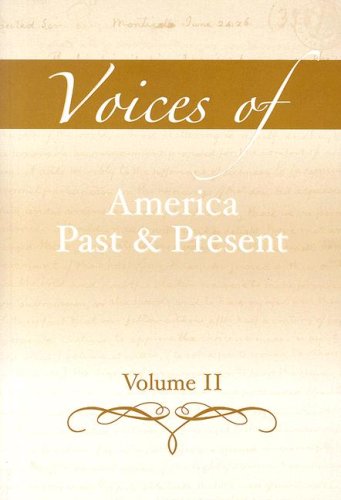 Voices of America Past and Present   2007 9780205521524 Front Cover