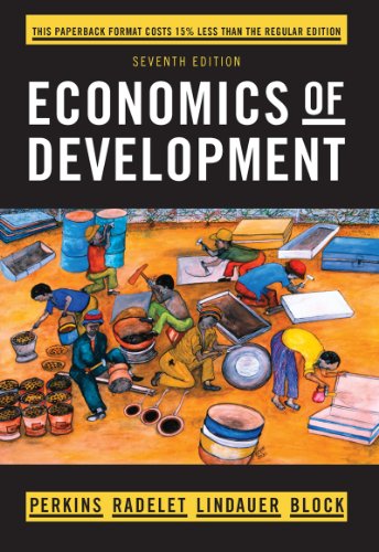 Economics of Development  7th 9780393123524 Front Cover