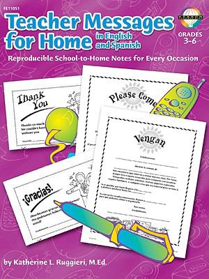 Teacher Messages for Home, Grades 3 - 6   2001 9780768206524 Front Cover