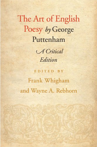 Art of English Poesy A Critical Edition  2016 9780801486524 Front Cover