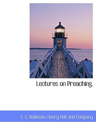 Lectures on Preaching N/A 9781140599524 Front Cover