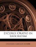 Lycurgi Oratio in Leocratem  N/A 9781147701524 Front Cover