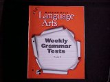 Weekly Grammar Test : Assessment N/A 9780022447526 Front Cover