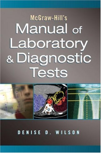 McGraw-Hill Manual of Laboratory and Diagnostic Tests   2008 9780071481526 Front Cover