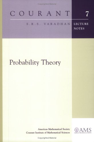Probability Theory   2001 9780821828526 Front Cover