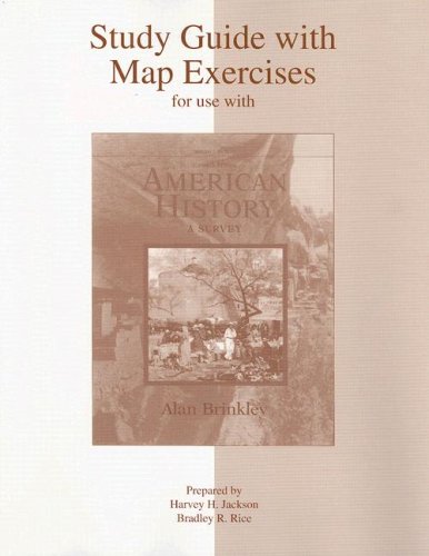 American History: A Survey Volume I: To 1877 11th 2003 (Student Manual, Study Guide, etc.) 9780072490527 Front Cover