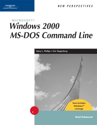 New Perspectives on Microsoft Windows 2000 MS-DOS Command Line, Brief, Windows XP Enhanced  3rd 2003 (Revised) 9780619185527 Front Cover