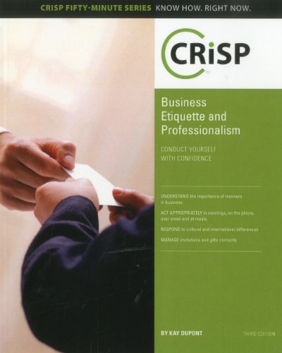 Business Etiquette and Professionalism  3rd 2010 9781426018527 Front Cover