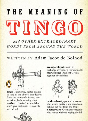 Meaning of Tingo And Other Extraordinary Words from Around the World N/A 9780143038528 Front Cover