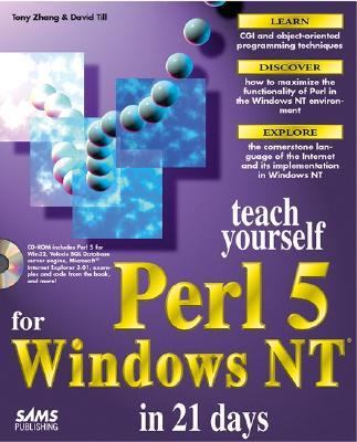 Teach Yourself Perl 5 for Windows NT in 21 Days  N/A 9780585087528 Front Cover