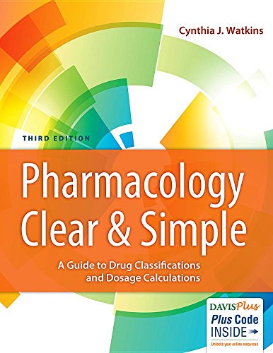Cover art for Pharmacology Clear and Simple: A Guide to Drug Classifications and Dosage Calculations, 3rd Edition