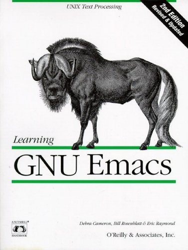 Learning GNU Emacs  2nd 1996 (Revised) 9781565921528 Front Cover