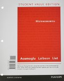 Microeconomics, Student Value Edition Plus NEW MyEconLab with Pearson EText -- Access Card Package   2015 9780133582529 Front Cover