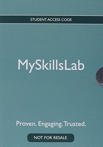     MYSKILLSLAB-STUDENT ACCESS CODE     N/A 9780205865529 Front Cover