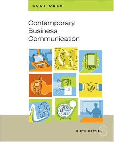 Contemporary Business Communications  6th 2006 9780618472529 Front Cover