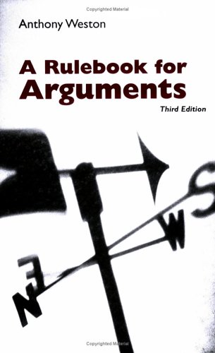 Rulebook for Arguments  3rd 2000 (Revised) 9780872205529 Front Cover