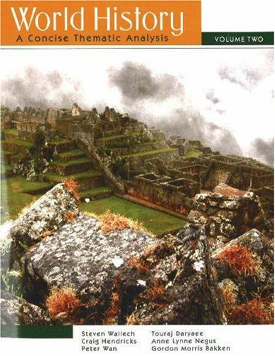 World History A Concise Thematic Analysis  2007 9780882952529 Front Cover