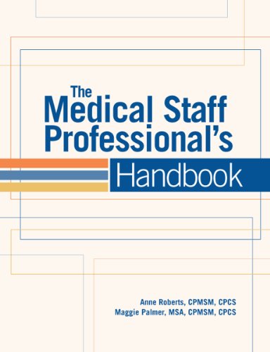 Medical Staff Professional's Handbook   2011 9781601468529 Front Cover
