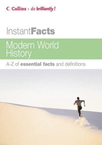 Modern World History (Collins Instant Facts) N/A 9780007205530 Front Cover